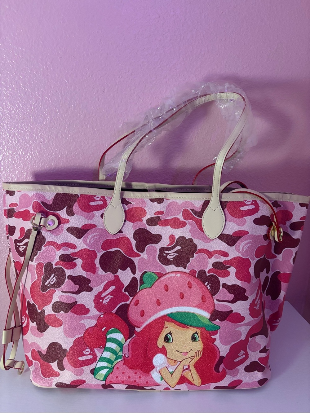 Strawberry Shortcake Pink Tote Bag